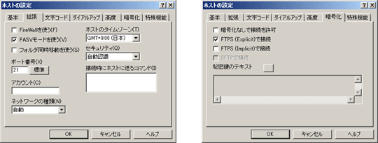 サイト詳細画面
