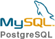 PostgreSQL,MySQL